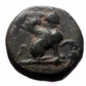 Ionia, Chios. Ae,(Bronze, 3.62 g 13mm), Circa 190-84 BC.