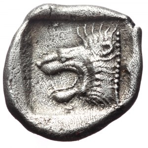 Mysia, Kyzikos, AR Diobol (Silver, 1.30 g, 11mm), Circa 525-475 BC.