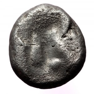 Persia,Achaemenid Empire, AR Siglos, (Silver,5.39 g 17mm), Time of Darios I to Xerxes II.485-420 BC. Sardes.