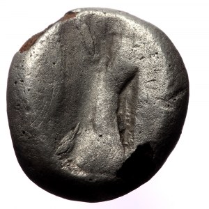Persia, Achaemenid Empire, AR Siglos, (Silver,4.01 g 15 mm), Time of Darios I to Xerxes II.485-420 BC. Sardes.