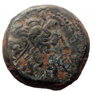 Ptolemaic Kings of Egypt. Ptolemy II Philadelphos, Ae Hemiobol,(Bronze, 5.28g, 20mm), 285-246 BC.