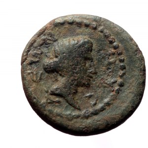 Lydia. Nysa. Augustus. AE. (Bronze, 5.03 g. 19 mm.) 31 BC-AD 14.