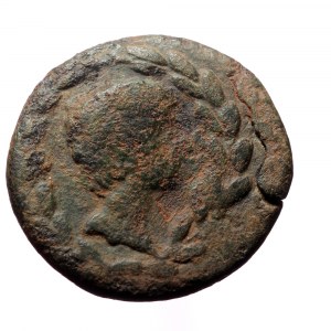 Lydia. Nysa. Augustus. AE. (Bronze, 5.03 g. 19 mm.) 31 BC-AD 14.