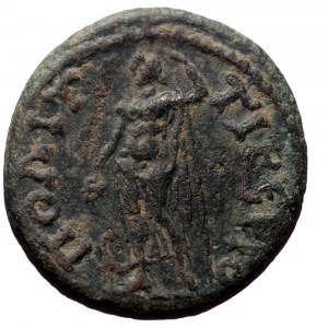 Phrygia. Tiberiopolis. Pseudo-autonomous. AE. (Bronze, 3.37 g. 18mm.) First half of the second century AD.