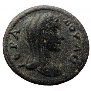 Phrygia. Temenothyrae. Pseudo-autonomous. AE. (Bronze, 7.36 g. 28 mm.) Time of Gordian III, 238-244 AD. Magistrate, Loll