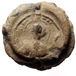 PB Byzantine lead seal of Abramios (11th century AD).