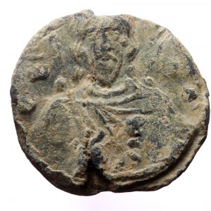 PB Byzantine lead seal of N. chartoularios and ek prosopou (10th-11th centuries AD).