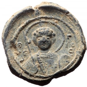 PB Byzantine seal of George (11th-12th centuries AD).