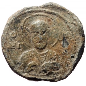 PB Byzantine seal of Constantine (11th century AD).