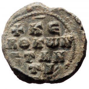 PB Byzantine seal of Constantine (11th century AD).