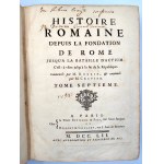 Rollin, Crevier - Geschichte Roms - Mit einer Karte Galliens seit den Eroberungen Julius Cäsars - Paris 1752
