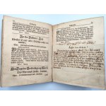 E.E. Rahts - Verordnung (...) - Nařízení Gdaňské rady (...) - Danzig 1753, [Danzig] razítko Lublewo