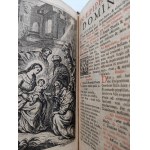 Brewiarz Rzymski - Breviarium Romanum pars Hiemalis - Antwerpia 1751 [miedzioryty]