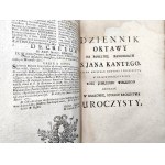 Putanowicz Alojzy - Life of St. John Kante - Krakow 1780 - [First Printing].