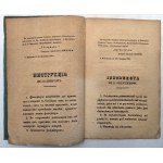 Czetyrkin Roman - Instrukcja dla Felczerów - Warszawa ok. 1838