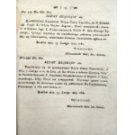 Free City of Krakow - Government Gazette of 1823 and 1838