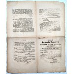 Free City of Krakow - Government Gazette of 1823 and 1838