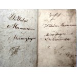 Rukopis v nemčine - prvá polovica 19. storočia, cca 1840r [kaligrafia].
