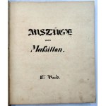 Jean-Baptiste Massillon (1663 -1742 ) - rukopis - fragmenty Massillonových kázání - Paříž 1844