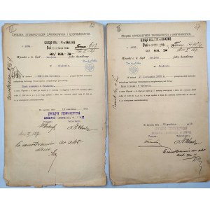 Documents - Union of Trade and Economic Associations in Lviv - Lviv 1910