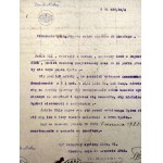 Uznávací listina - 13. pěší pluk - Bochnia / Krakov 1922