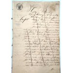 Akt notarialny - Breslau - 1844 - [ Notarialna pieczęć lakowa]