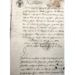 Notarielle Urkunde - Breslau - 1844 - [ Briefsiegel des Notars].