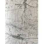 Geologická mapa - Pszenno - Dolné Sliezsko 1932