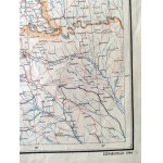 Veľká mapa Poľska - Vojenský zemepisný ústav - Edinburgh 1944