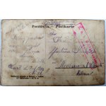 Postcard - Lviv - Lemberg Maryacki Square [fold-out], feldpost. ca. 1914