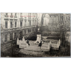 Pohľadnica - Poznaň - Mickiewiczov pomník okolo roku 1910