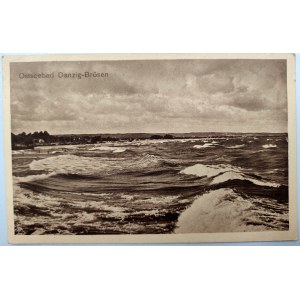 Postkarte - Danzig Brzezno - Osteebad Danzig Brosen - um 1918