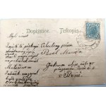 Embossed postcard - Olomouc Monastery - Defeat of the Tatars [ 1908].