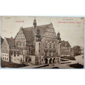 Postkarte - Poznań - Universität - 1921