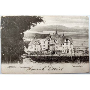 Postcard - Kamienna Góra - Sanatorium - 1906