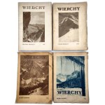 Wierchy - ročenka věnovaná horské tématice - Kompletní 86 svazků z let 1923 - 2020