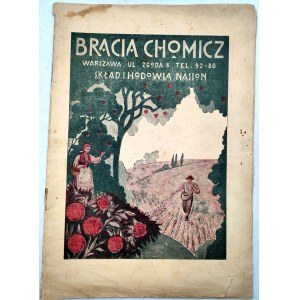 Bracia Chomicz - Cennik nasion - Warszawa - Chomiczówka [ rzadkość]