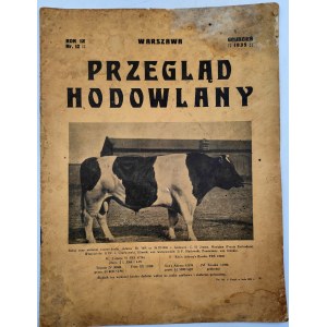 Przegląd Hodowlany - ilustrovaný mesačník - venovaný teórii a praxi chovu domácich zvierat - Varšava december 1935,
