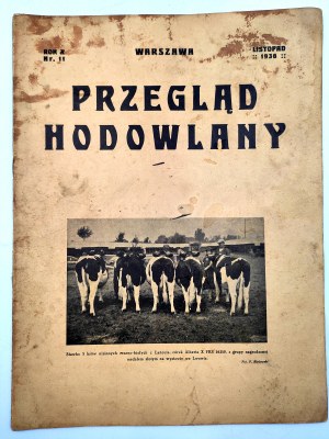 Przegląd Hodowlany - monthly illustrated magazine - devoted to the theory and practice of breeding domestic animals - Warsaw November 1936