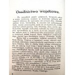 Świetliński T. - Osadnictwo wojskowe w Polsce - Varšava 1923 - rarita