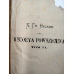 Becker K. F. - Powszechna historiaa tom XI i XII - Varšava 1888