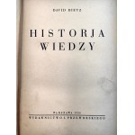 Dietz D. - Geschichte des Wissens - Warschau 1936, [ Widmung Vilnius].