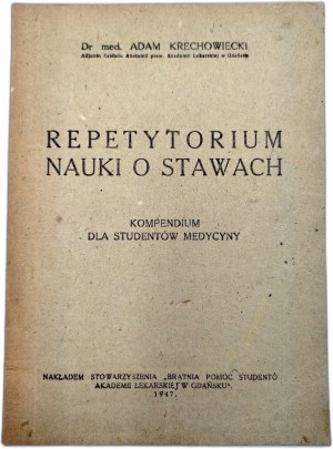 Krechowiecki A. - Repetitorium of pond science - Gdansk 1947