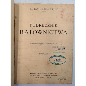 Misiewicz J. - Handbuch des Rettungsdienstes - Warschau 1936