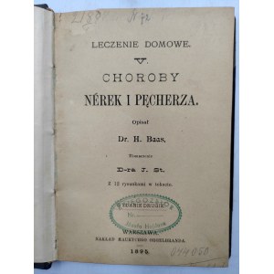 Heimbehandlung - Nieren- und Blasenerkrankungen / Hysterie - Warschau 1895/8