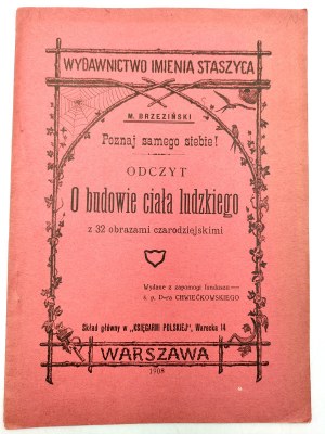Brzezinski M. - On the structure of the human body with 32 lurid images - Warsaw 1908