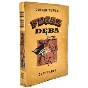 Tuwim Julian - Pegaz Dęba - First Edition - Kraków 1950 [ Cover by M. Dąbrowska].