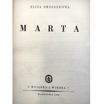 Orzeszkowa Eliza - Cham, Marta, Dziurdziowie - Warszawa 1949
