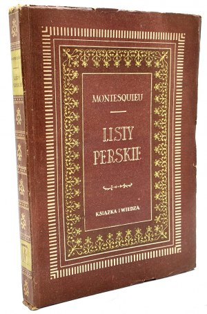 Montesquieu - Persian Letters - Warsaw 1951