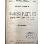 Słowacki J. - Powieści poetyckie - Arab, Żmija, Hugo i inne - Kraków 1925 [ Stempel Wilno ].